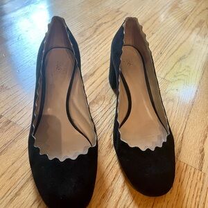Vintage Chloe Chic Black Suede Women's Pumps Size 40 | Made in Italy